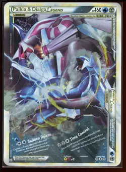 Palkia & Dialga Legend 101/102 102/102 HGSS Triumphant Ex/LP Jumbo Promo Pokemon - Image 1