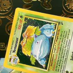 Venusaur Holo SWIRL Base Set 2 18/130 Pokemon 2000 Vintage WotC MP - Image 4