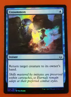 1x Unsummon | FOIL | Hour of Devastation | MTG Magic Cards - Image 1
