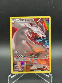 Pokemon TCG 2015 XY Black Star Promo Reshiram Holo Full Art XY74 - Image 1