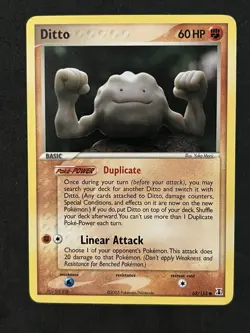 Ditto (Geodude) 62/113 Pokemon Delta Species 2005 NM 7CV-STE-ESR Yuka Morii - Image 1