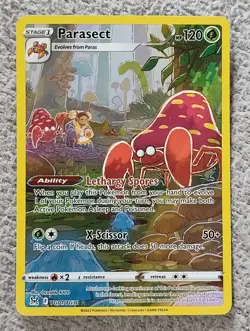 Pokemon TCG Parasect Lost Origin Trainer Gallery TG01/TG30 Holo Ultra Rare - Image 1