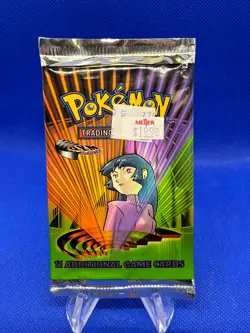 2000 WOTC SEALED Pokemon Gym Challenge Unlimited Booster Pack Sabrina Artwork - Image 1