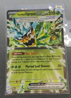 Pokemon TCG - Teal Mask Ogerpon ex 025/167 - Sv06: Twilight Masquerade Holo - Image 1
