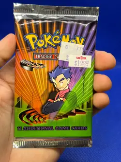 2000 WOTC SEALED Pokemon Gym Challenge Unlimited Booster Pack Koga Artwork - Image 2