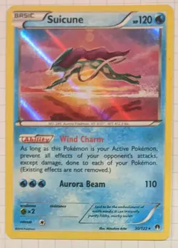 Suicune 30/122 MP Holo Rare Pokemon XY – BREAKpoint - Image 1