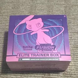 Pokemon Sword & Shield Fusion Strike Elite Trainer Box Mew 2021 English - Image 1