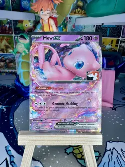 Pokemon Mew EX TCG 151/165 Play! Prize Pack Series 5 Stamped - Image 1