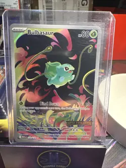 Pokemon TCG Bulbasaur MEGA IR Stamped - Image 1