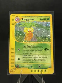 Pokemon TCG - Aquapolis Holo Exeggutor H10/H32 with Swirl - Image 1