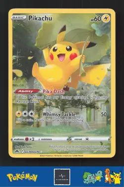 2023 Pokemon SWSH Crown Zenith GG30/GG70 Pikachu - Image 1