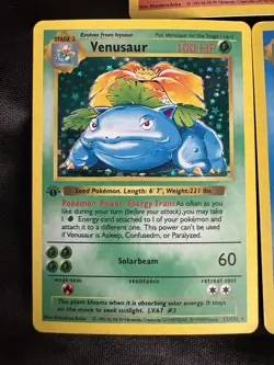 Pokemon 3pcs Set Charizard, Blastoise, Venusaur Holo Fan Art/Gift/Display - Image 2