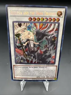 Ecclesia and the Dark Dragon BPRO-EN041 Secret Rare 1st Edition NM Yugioh - Image 1