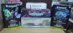 MTG MODERN 3 & DUSKMOURN PLAY + ASSASSIN'S BEYOND + (2) EDGE COMMANDER DECKS - Image 1