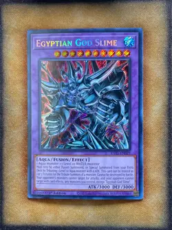 Yugioh Egyptian God Slime RA01-EN029 Secret Rare 1st Ed NM - Image 1