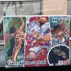 One Piece TCG Learn Together Deck Set LD-01 English Luffy Nami Zoro New Sealed - Image 1