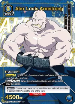 Alex Lous Armstrong Alternate Art Foil - UE09BT/FMA-1-037 NM - Union Arena - Image 1