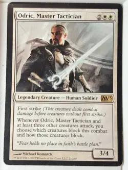 Odric, Master Tactician - Magic 2013 Core Set M13- Magic the Gathering MTG Nice! - Image 1