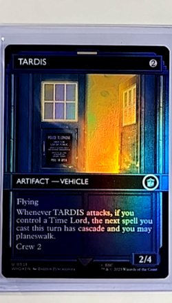 2023 MTG Magic The Gathering WHO Doctor Who Showcase Foil #551 TARDIS - Image 1