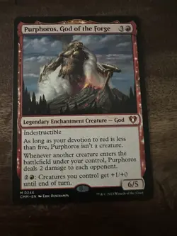 Purphoros, God of the Forge Commander Masters Regular - Image 1