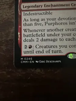 Purphoros, God of the Forge Commander Masters Regular - Image 2