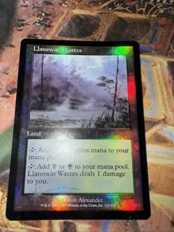 MTG✨LLANOWAR WASTES ✨Apocalypse MINT RARE FOIL Dual Mana LAND 2001 UNPLAYED - Image 1