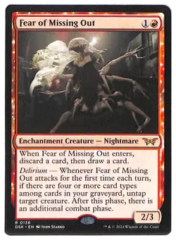 Fear of Missing Out - 136 - Duskmourn: House of Horror (DSK) MTG - Image 1
