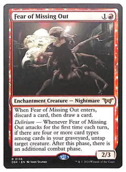 Fear of Missing Out - 136 - Duskmourn: House of Horror (DSK) MTG - Image 3
