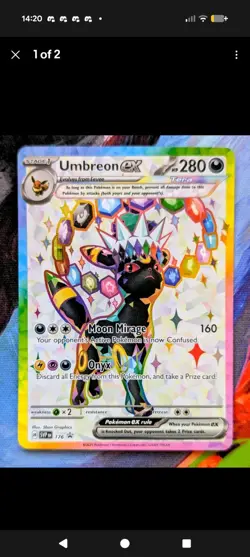 Umbreon EX SVP 176, Pikachu EX 179/132, Kingdra EX SVP131, Pokemon TCG NM - Image 1