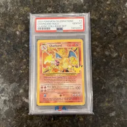 Pokemon TCG Charizard Holo (4/102) Celebrations Classic Collection PSA 10 GEM - Image 1