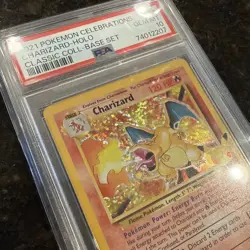 Pokemon TCG Charizard Holo (4/102) Celebrations Classic Collection PSA 10 GEM - Image 3
