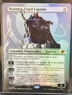 Tezzeret Cruel Captain 287 - Triumph Showcase (Foil)Edge of Eternities- NM - Image 1