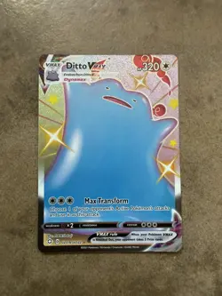 Pokemon TCG Ditto Vmax SV119/SV122 Shining Fates NM/M - Image 1