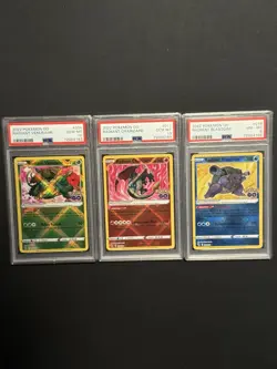 Radiant Venusaur, Charizard, & Blastoise Pokemon GO Set SEQ Graded PSA 10, 10, 8 - Image 1