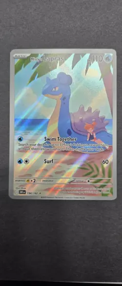 Misty's Lapras 194/182 Sv10: Destined Rivals Illustration Rare Pokemon TCG - Image 1