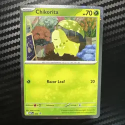Chikorita MEP 069 - NM Pokemon Mega Evolution Perfect Order Holo Promo - Image 1