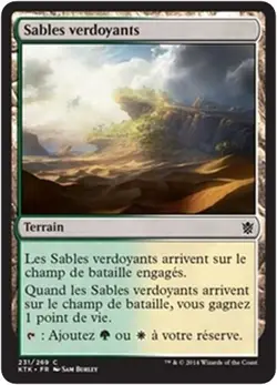 MTG Magic KTK FR - [x4] Blossoming Sands/Green Sands - Image 1