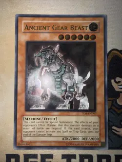 TLM-EN007 Ancient Gear Beast 1st Edition Ultimate Rare YuGiOh! NM - Image 2