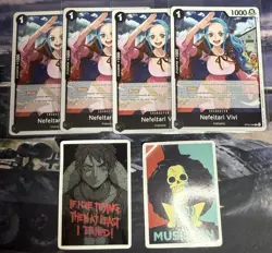 4x One Piece OP05-086 R Nefeltari Vivi - English - Foil - Playset - TCG - NM/M - Image 1
