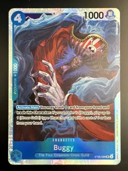 Buggy ST25-004 SR | One Piece TCG: BLUE Buggy English — Foil NM - Image 2