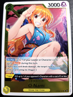 O-Nami OP06-101 SR ONE PIECE Tcg Card Game NM YELLOW Rare - Image 1