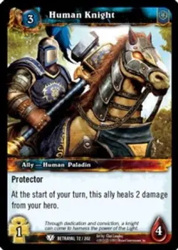 Human Knight - Betrayal of the Guardian - World of Warcraft TCG - Image 1
