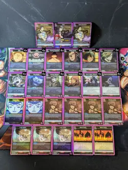 Union Arena - Black Clover - Purple Black Bulls - Yami - Deck Core (61 Cards) NM - Image 1