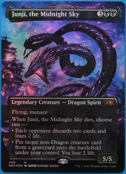Junji, the Midnight Sky (Borderless 409) FOIL Kamigawa: Neon Dynasty NM (500299) - Image 1