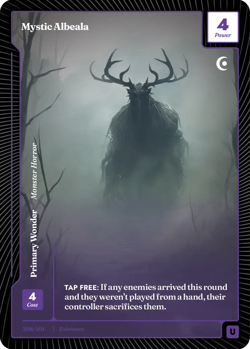 2x - Wonders Of The First - Mystic Albeala 268/401 Primary Wonder! - Image 1