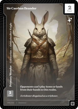 2x- Wonders Of The First - Sir Caerban Ileander 288/401 Primary Wonder - Image 1