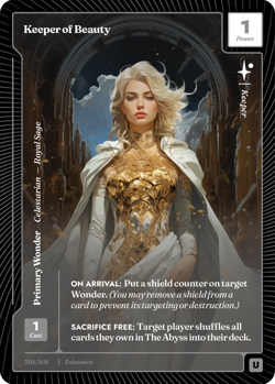 2x - Wonders Of The First - Keeper of Beauty 261/401 Primary Wonder - Image 1