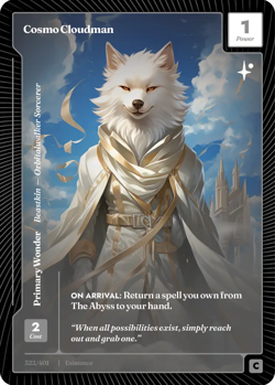 3X - Wonders Of The First - Cosmo Cloudman 322/401 Primary Wonder - Image 1