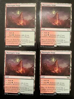 Thornspire Verge X4X NM/M Duskmourn House of Horrors DSK MTG - Image 1