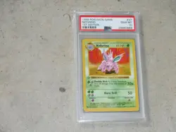 1999 POKEMON GAME NIDORINO 1ST EDITION CARD #37 GRADED PSA 10 POKEMON - Image 1